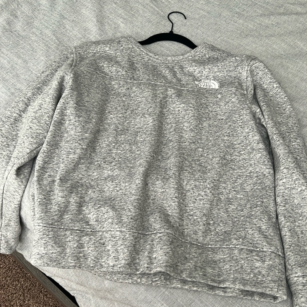 Fleece lined north face crewneck.